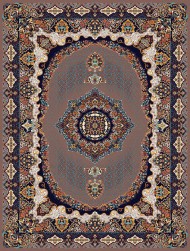 فرش ماشینی  700 شانه طرح سلاطین کد J713