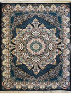 فرش ماشینی 1200 شانه طرح نرگسی - کد 16 A