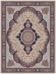 فرش ماشینی 700 شانه 8 رنگ طرح ارشیدا کد J713