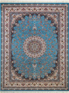فرش ماشینی 1000 شانه طرح اصفهان کد - 1016 D