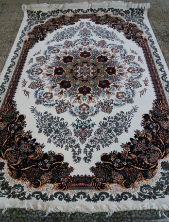 فرش ماشینی 700 شانه-8 رنگ طرح گیسو کد NS727