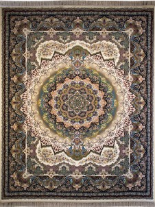 فرش ماشینی 1200 شانه طرح سیمین - کد 02 A