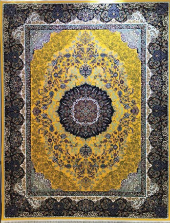 فرش ماشینی 1200 شانه-10 رنگ -طرح رقص لاله  کد mz12011