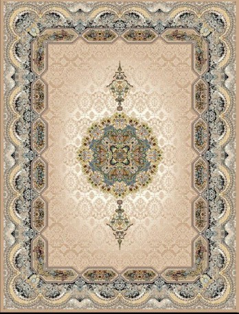 فرش ماشینی 700 شانه- 8 رنگ- طرح هالیدی کد S7025
