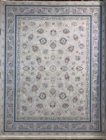 فرش ماشینی 1500 شانه هشت رنگ- طرح افشان کاملیا- کد mz15003