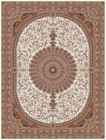 فرش ماشینی 700 شانه- 8 رنگ- طرح عتیق کد S7033