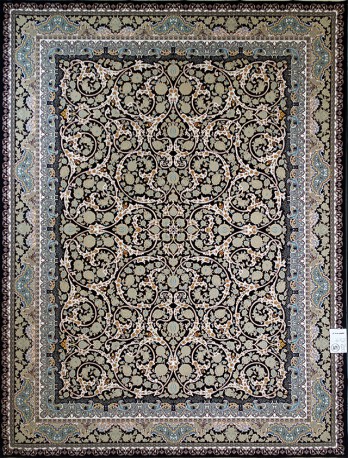 فرش ماشینی 1200 شانه -8 رنگ طرح اسلیمی کد A120031